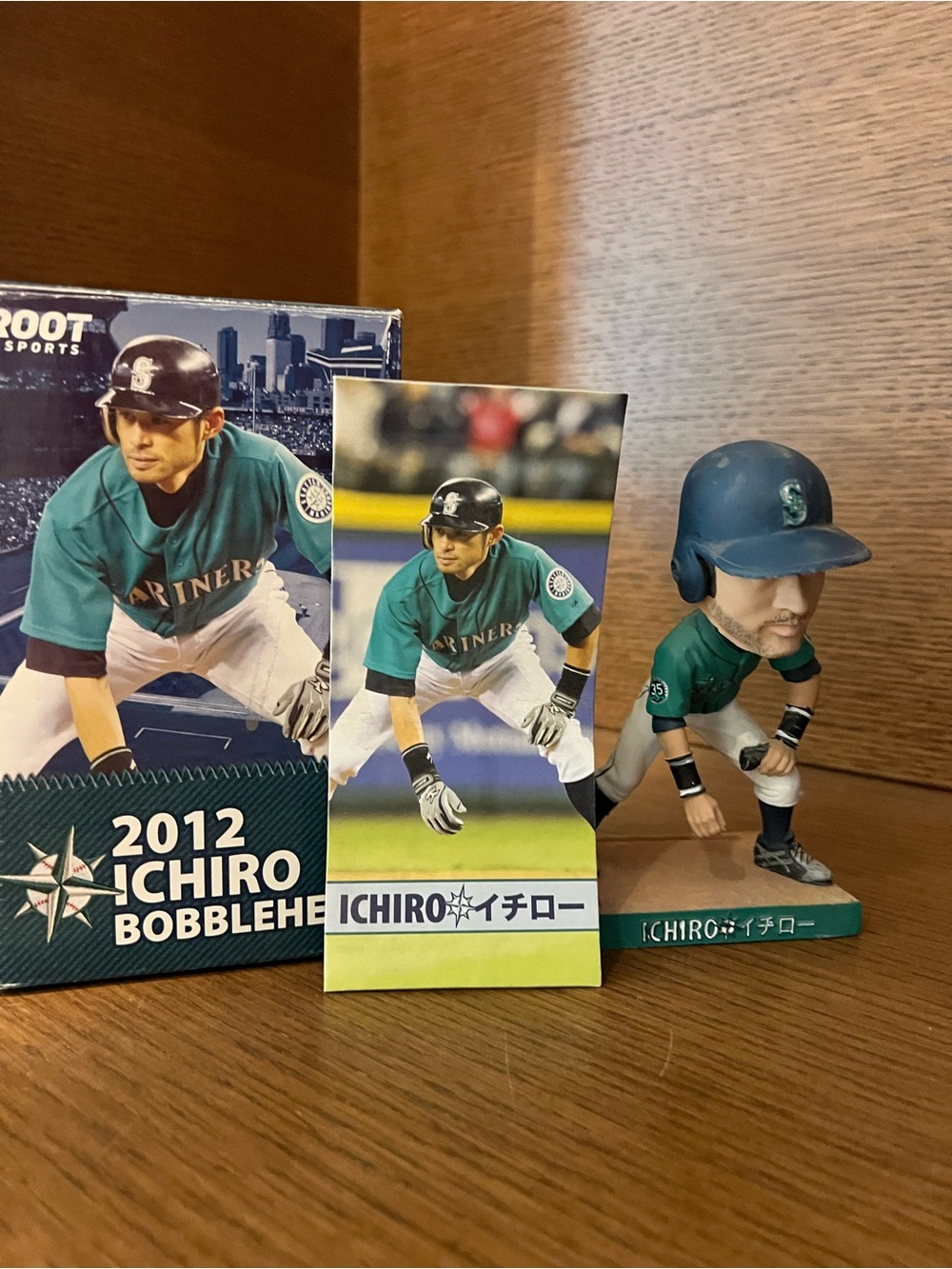 Ichiro 2012 Mariners Teal Bobblehead by (blank)